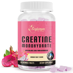 Zeylamum Creatine for Women bottle featuring Hydrolyzed Collagen and BCAA