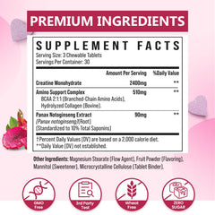 Creatine Monohydrate with Muscle Prime Complex (BCAA 2:1:1 + Hydrolyzed Collagen)