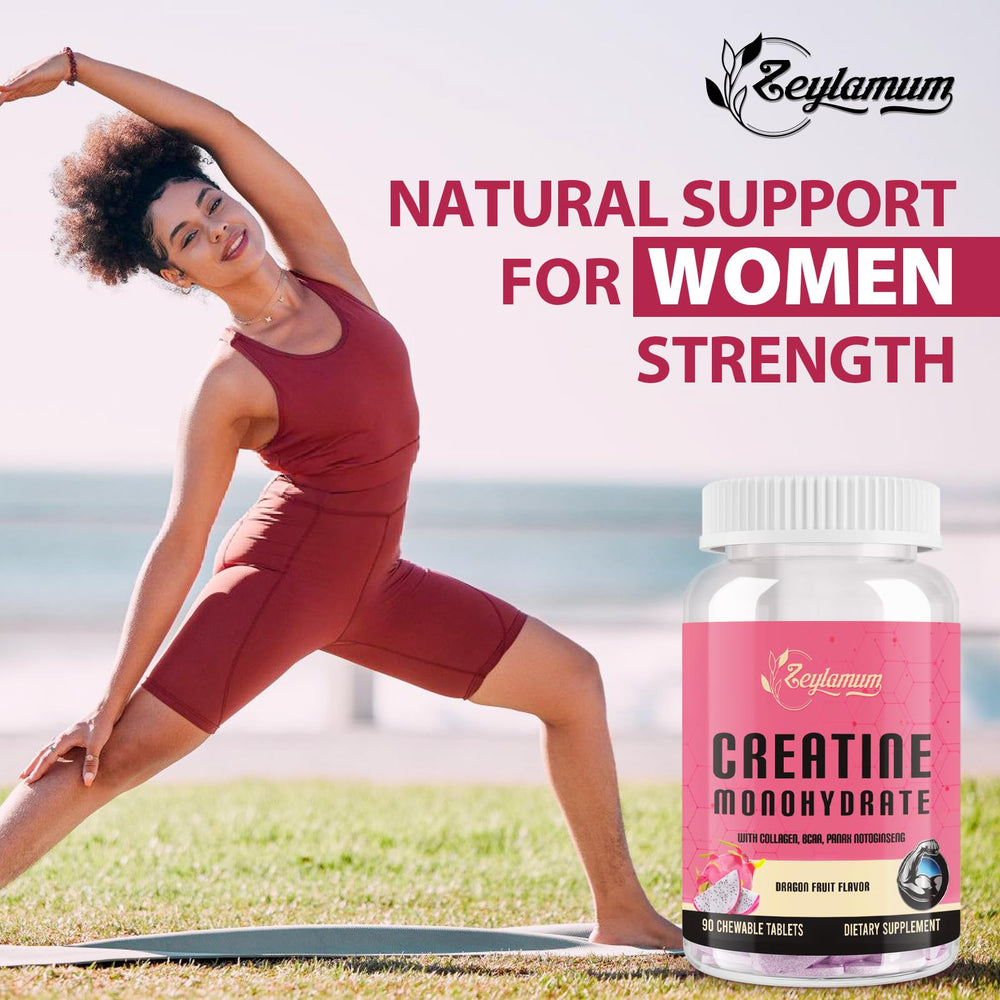 Glute growth and lean muscle support with Zeylamum Creatine