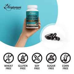 Zeylamum ingredient visual showing antioxidant blend on label