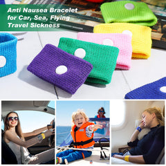 Zhanmai motion sickness bands featured on wearers with adjustable fit