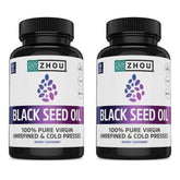 ZHOU Black Seed Oil Capsules bottle with label