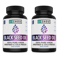 ZHOU Black Seed Oil Capsules bottle with label
