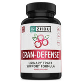 Zhou Cran-Defense bottle with Cranberry D-Mannose capsules