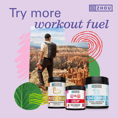 Active individual mixing Zhou Creatine into a shake