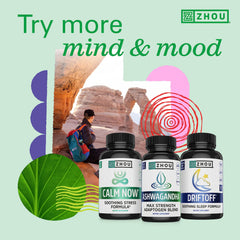 Calm, balanced mood lifestyle image for Zhou Neuro-Peak