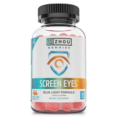 Zhou Screen Eyes Gummies bottle and label