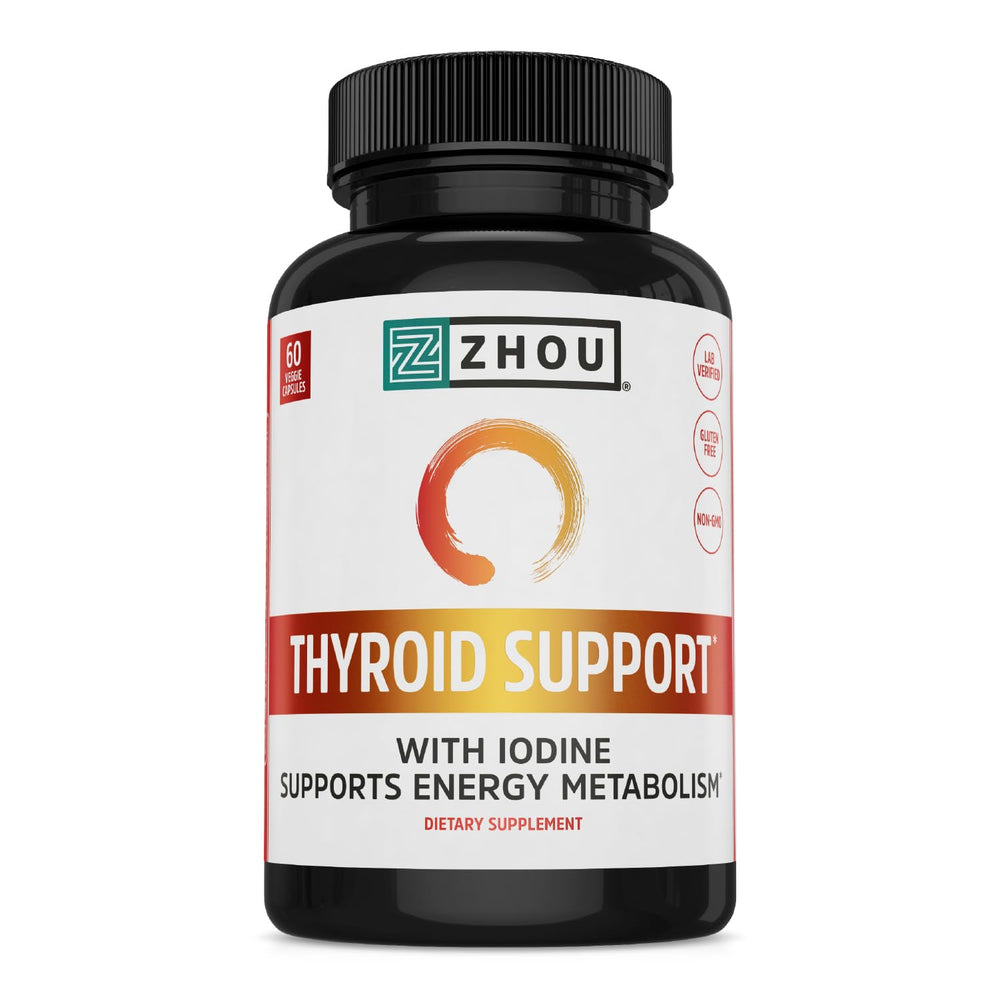 ZHOU Thyroid Support front label