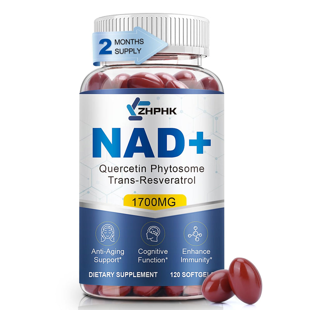 ZHPHK NMN supplement bottle label