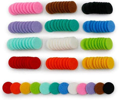 Zhuluck pads in use with essential oils during daily activities
