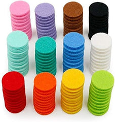 Zhuluck diffuser locket pads in random colors for versatile scent diffusion on the go