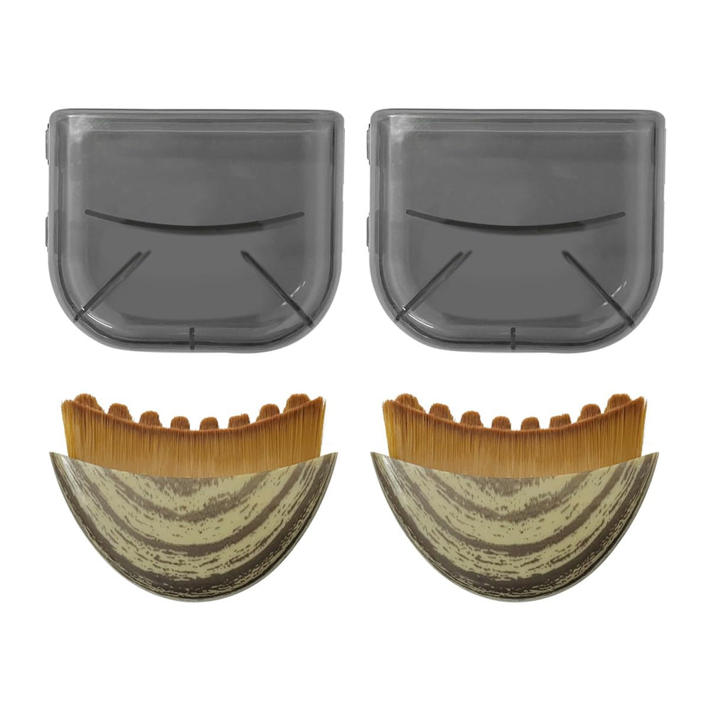 Zhuohai Contour Face Brush used as a lymph drainage massager for facial relief.