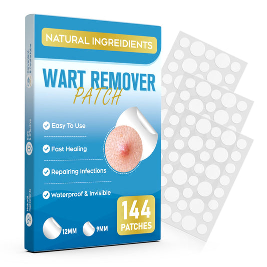 ZIHYO wart remover patches pack open for convenient on-the-go treatment