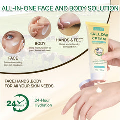 Unscented absorption: ZIIDII Beef Tallow sinks in quickly without a greasy finish.