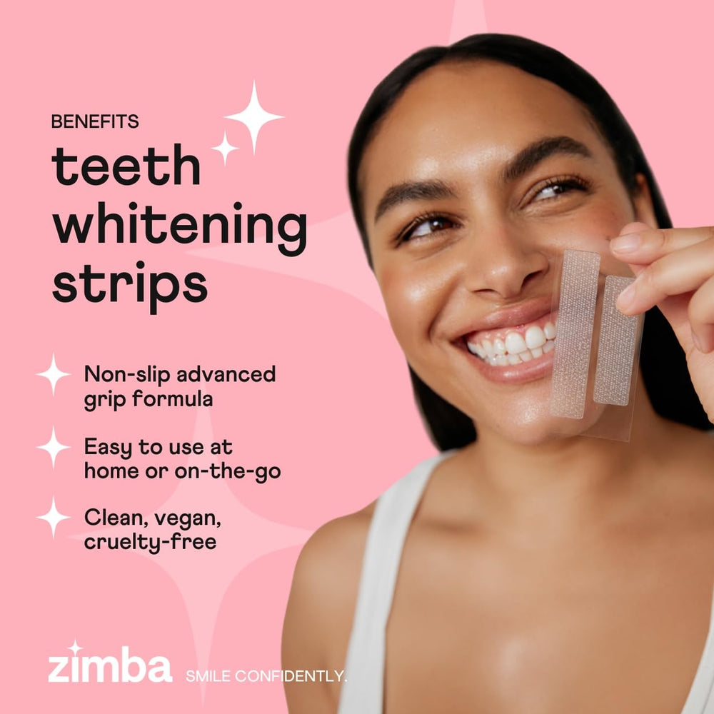 Enamel-safe ingredients for Zimba Peach Strips