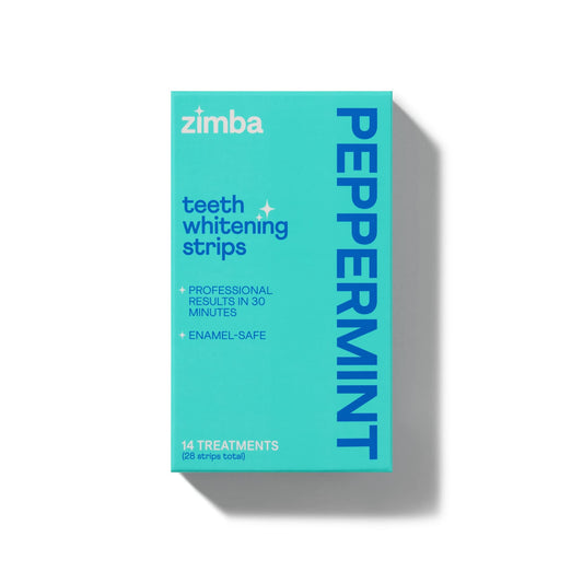 Zimba Peppermint Teeth Whitening Strips – hero image
