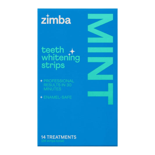 Zimba Teeth Whitening Strips packaging