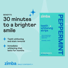 Zimba Teeth Whitening Strips packaging