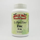 Zinc 20 mg 250 tablets bottle label