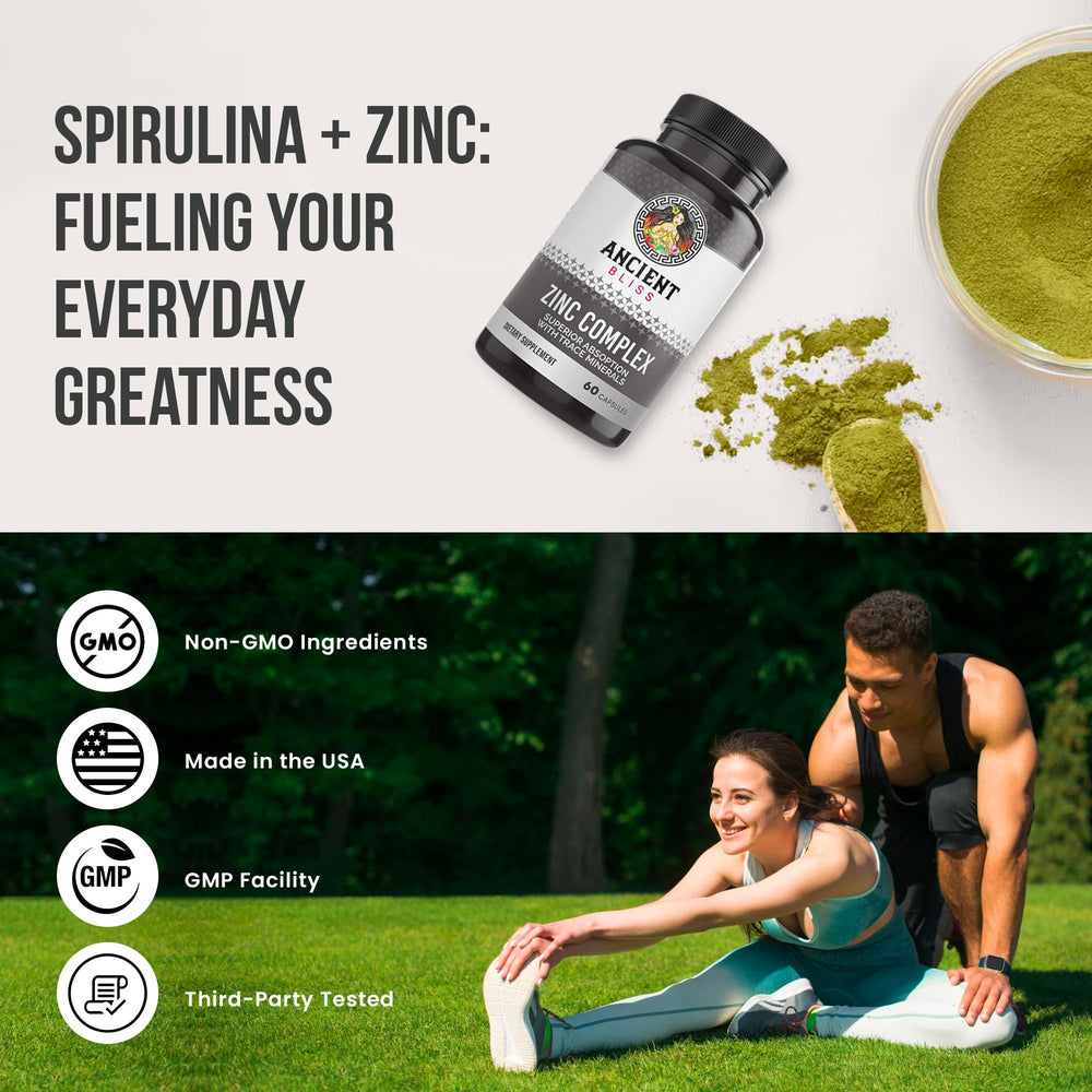 Serving suggestion: one zinc capsule with a glass of water