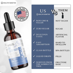 Zinc drops aiding mood and brain function