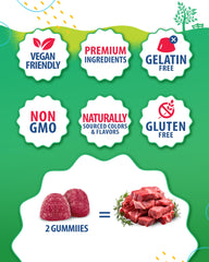 Low sugar formula zinc gummies for children