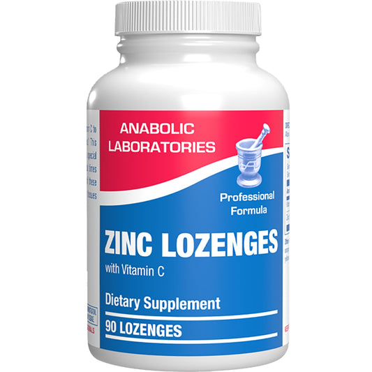 Orange-flavored zinc lozenges with vitamin C, 90-count package