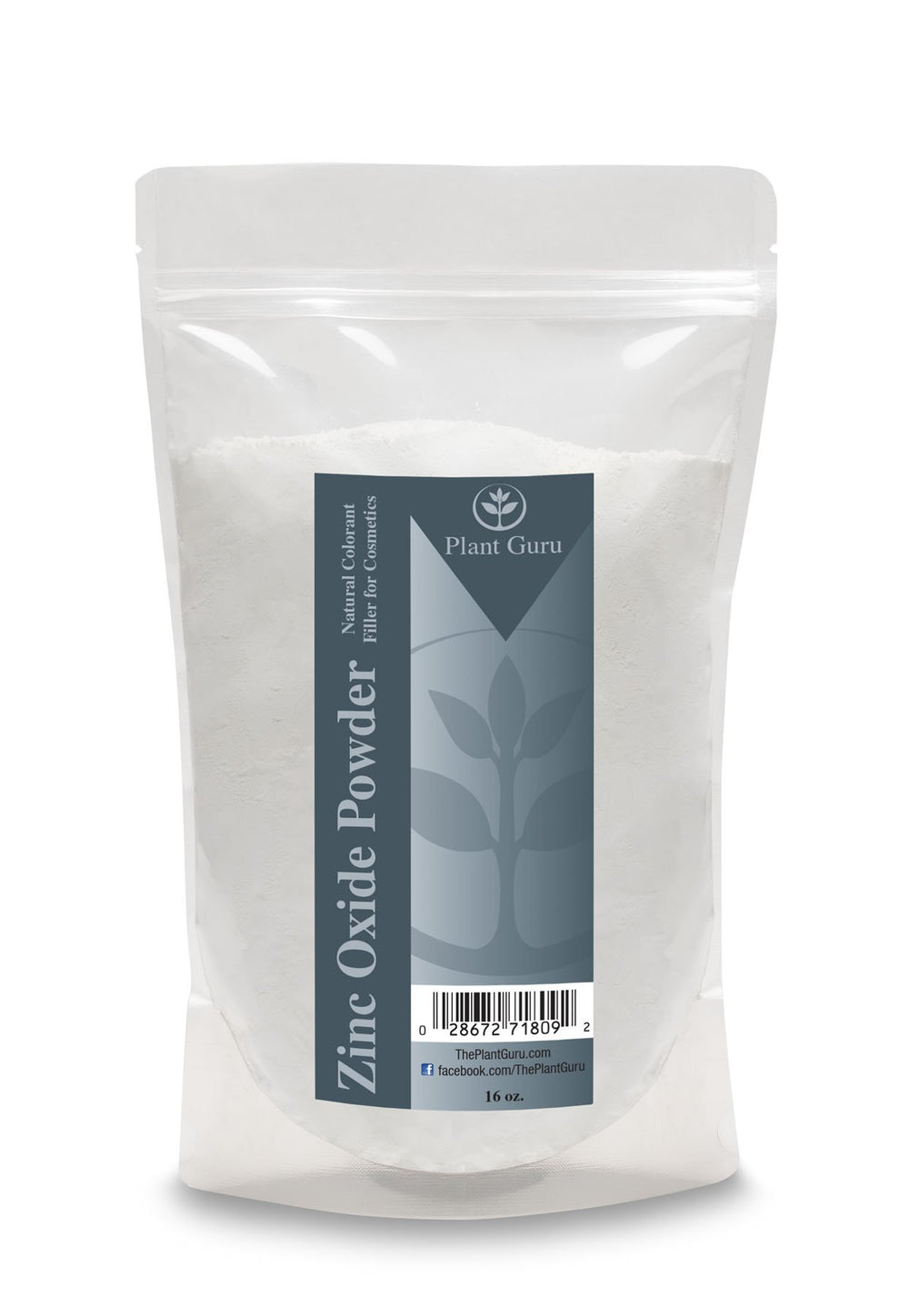 Zinc oxide powder 1 lb - non-nano, uncoated, USP pharmaceutical grade