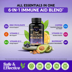 Zinc Picolinate 50mg antioxidant support