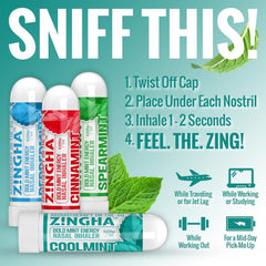 Dual-hole design inhaler for deeper aromatherapy