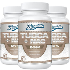 Hero image of Zingicin TUDCA with NAC supplement bottle and capsules