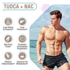 Liver and digestive health concept with capsules