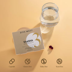 Ultra-pure, mercury-free DHA supplement safety and purity.
