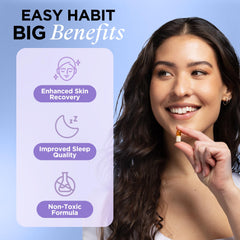 Vitamin C and Zinc symbols representing skin nourishment