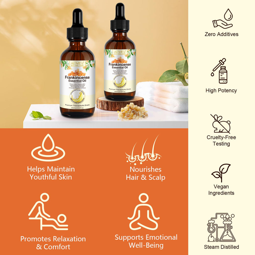 ZIXAOK Frankincense Resin Oil applied to skin reveals smooth texture.