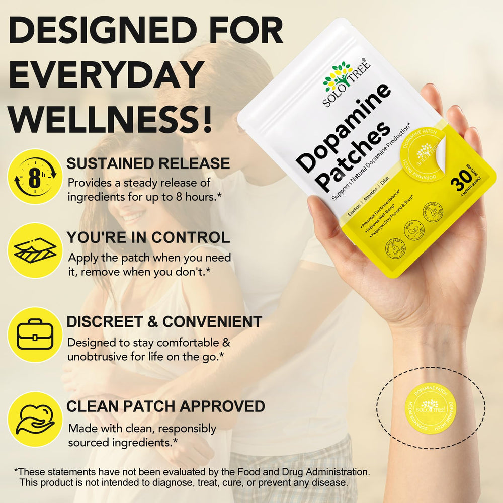 Illustration of plant-based ingredients for patches