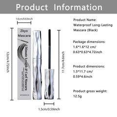 Zkyo Mascara enlarged expressive eyes with long, lifted lashes.