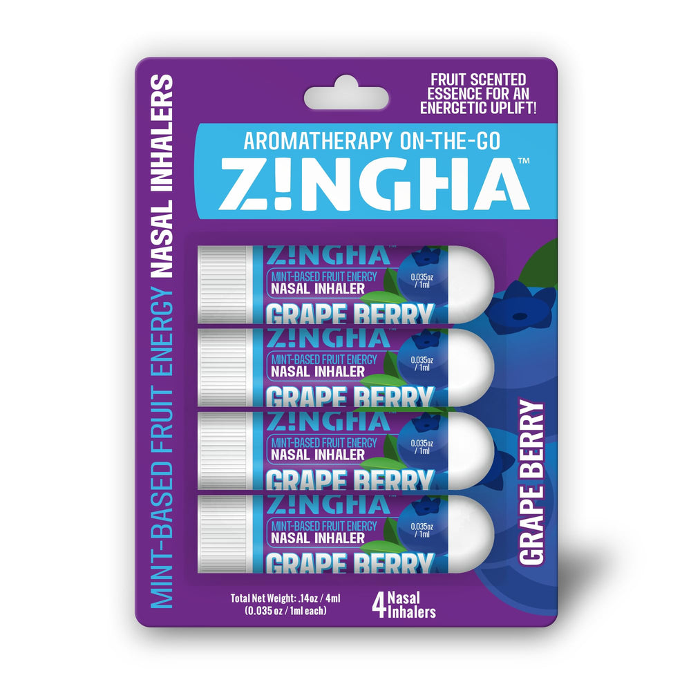 Z!NGHA Nasal Stick packaging and branding