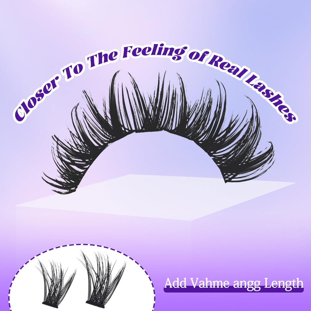 Zociacil D-curl lashes closeup, 80D for a natural, wispy look