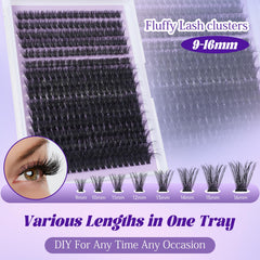 Zociacil soft, lightweight eyelash clusters for comfortable wear