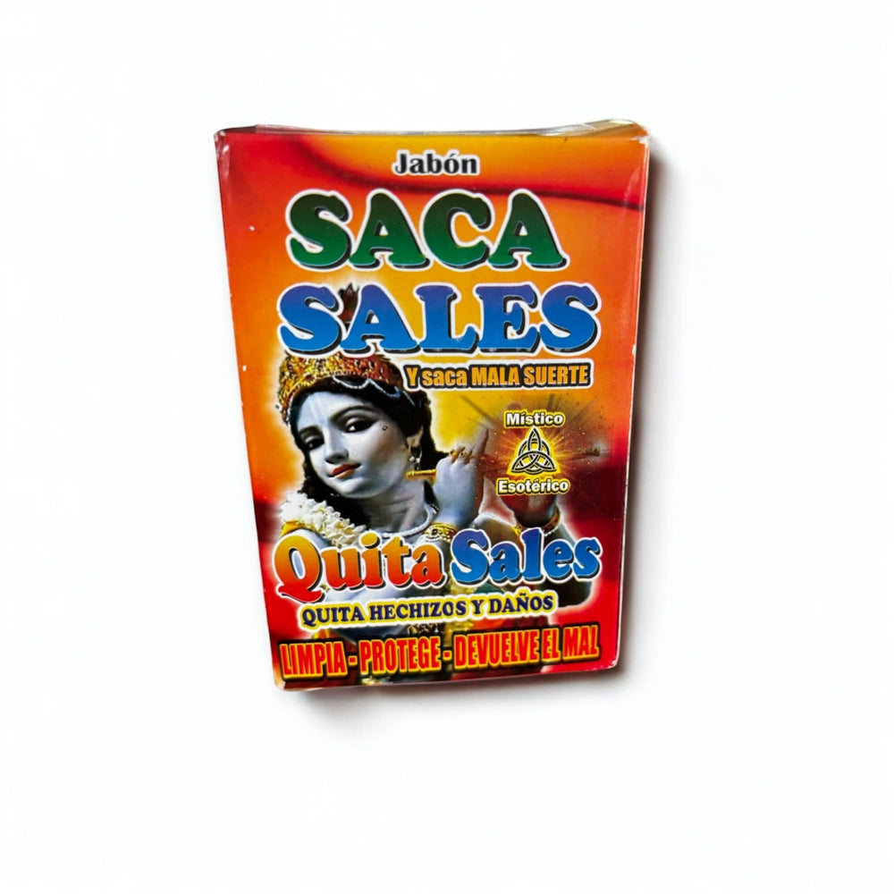 Zoeartcrafts Saca Sales Bar Soap esoteric label highlights protective formula for daily rituals.