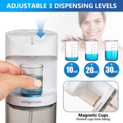Leak-proof design with adjustable dispensing levels