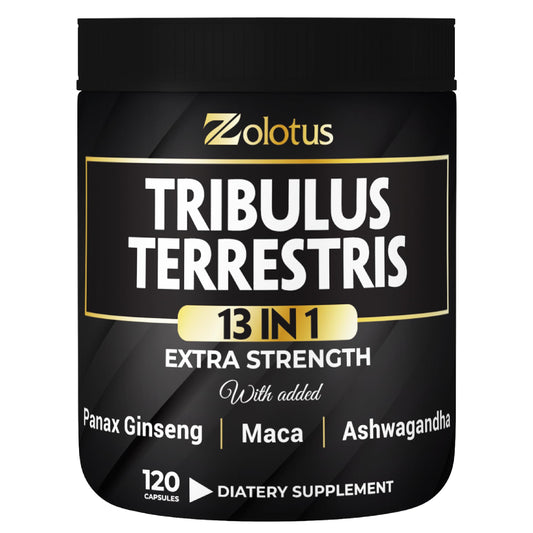 Product hero image showing Zolotus 13in1 Tribulus Capsules