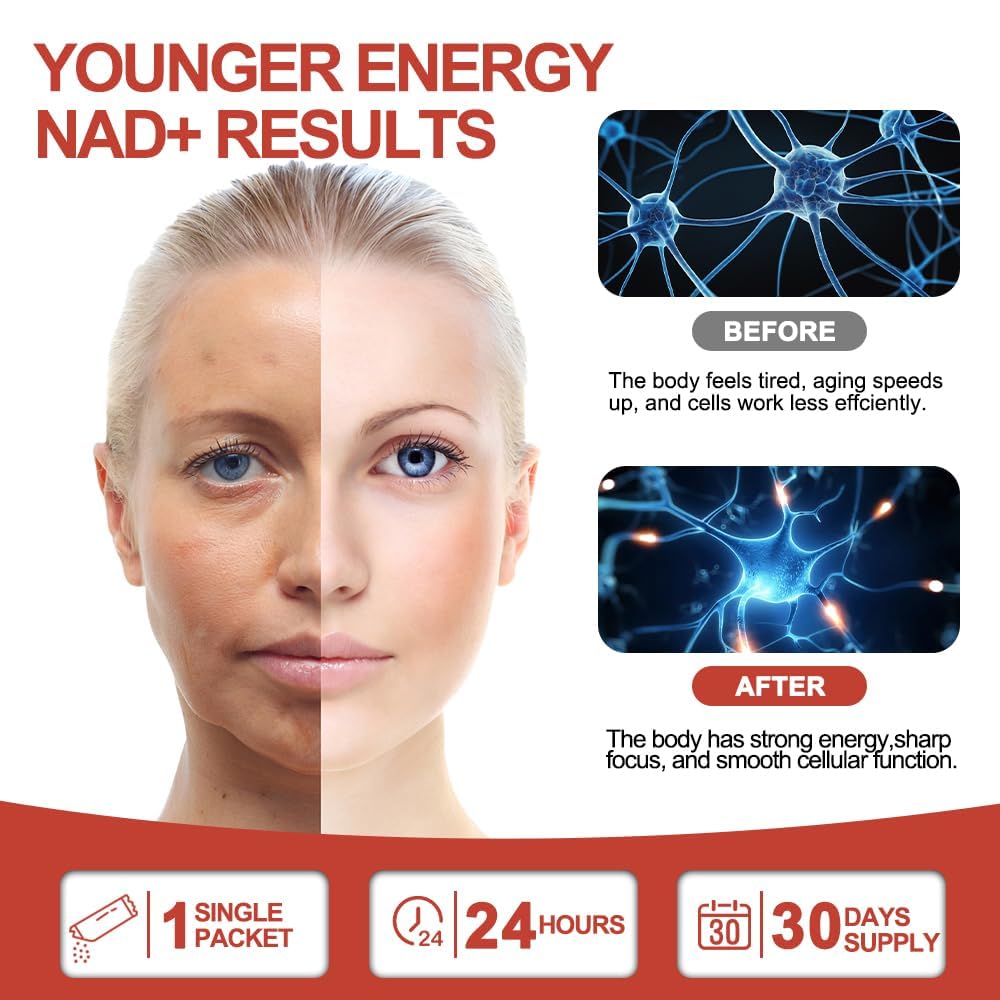 Person with Zoone Nutra NAD packet for on-the-go energy