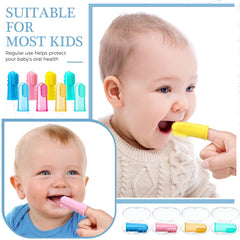 Finger toothbrushes suitable for newborns and toddlers for oral care