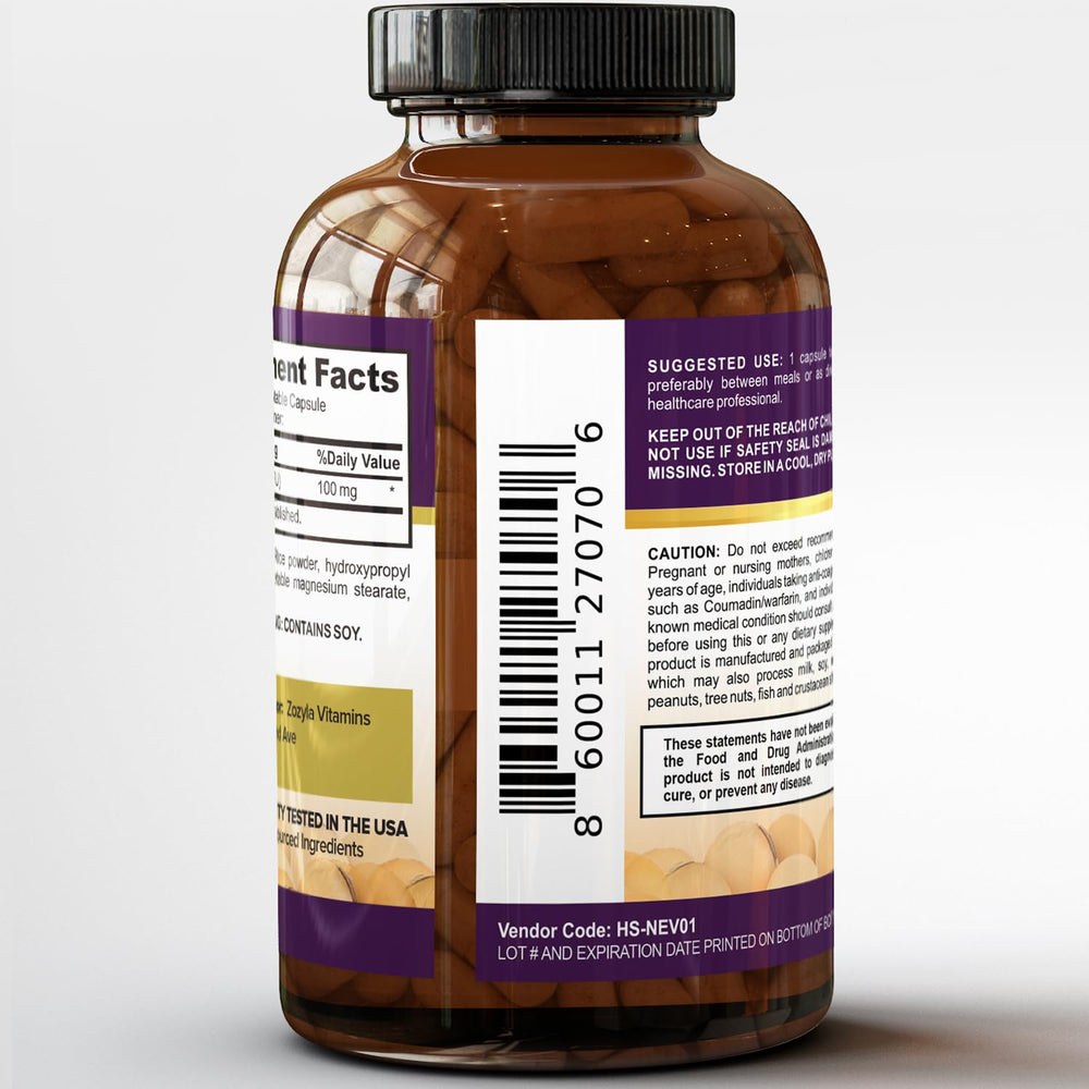 Zozyla Nattokinase product packaging and branding