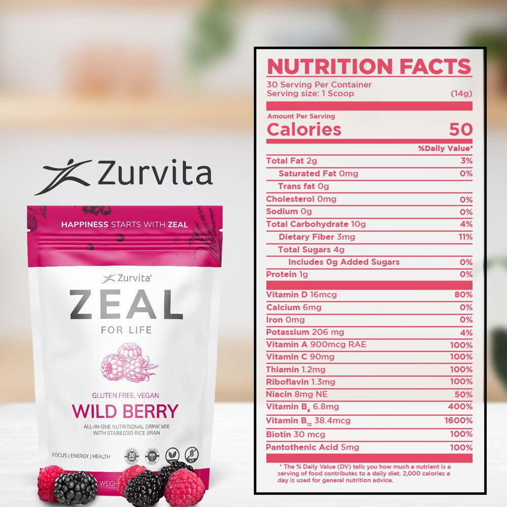 Zurvita Zeal scoop measures a single serving for easy use.