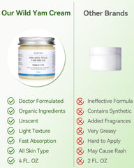 Zuzuxia Wild Yam Cream unscented formula emphasizes gentle, fragrance-free care.