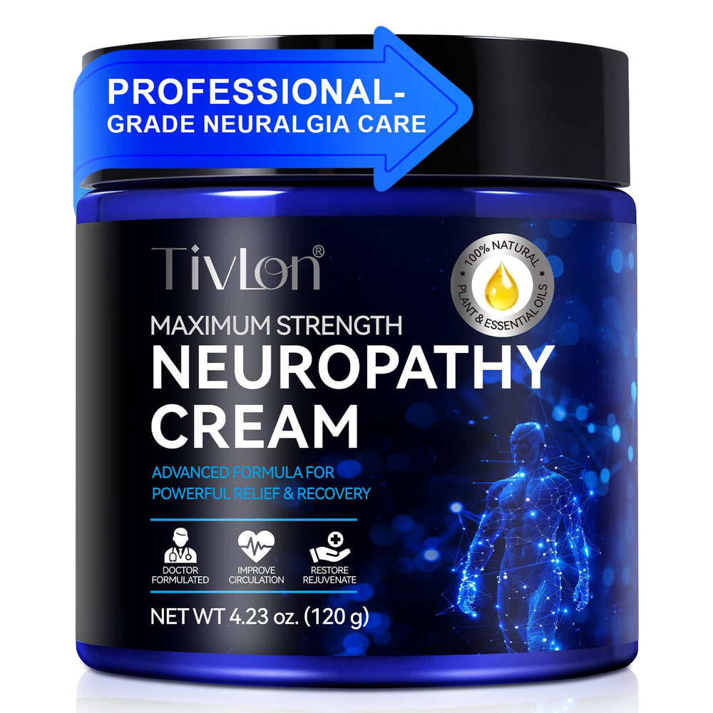 ZVHCFYQR Neuropathy Relief Cream close-up texture showing smooth, fast-absorbing hydration.