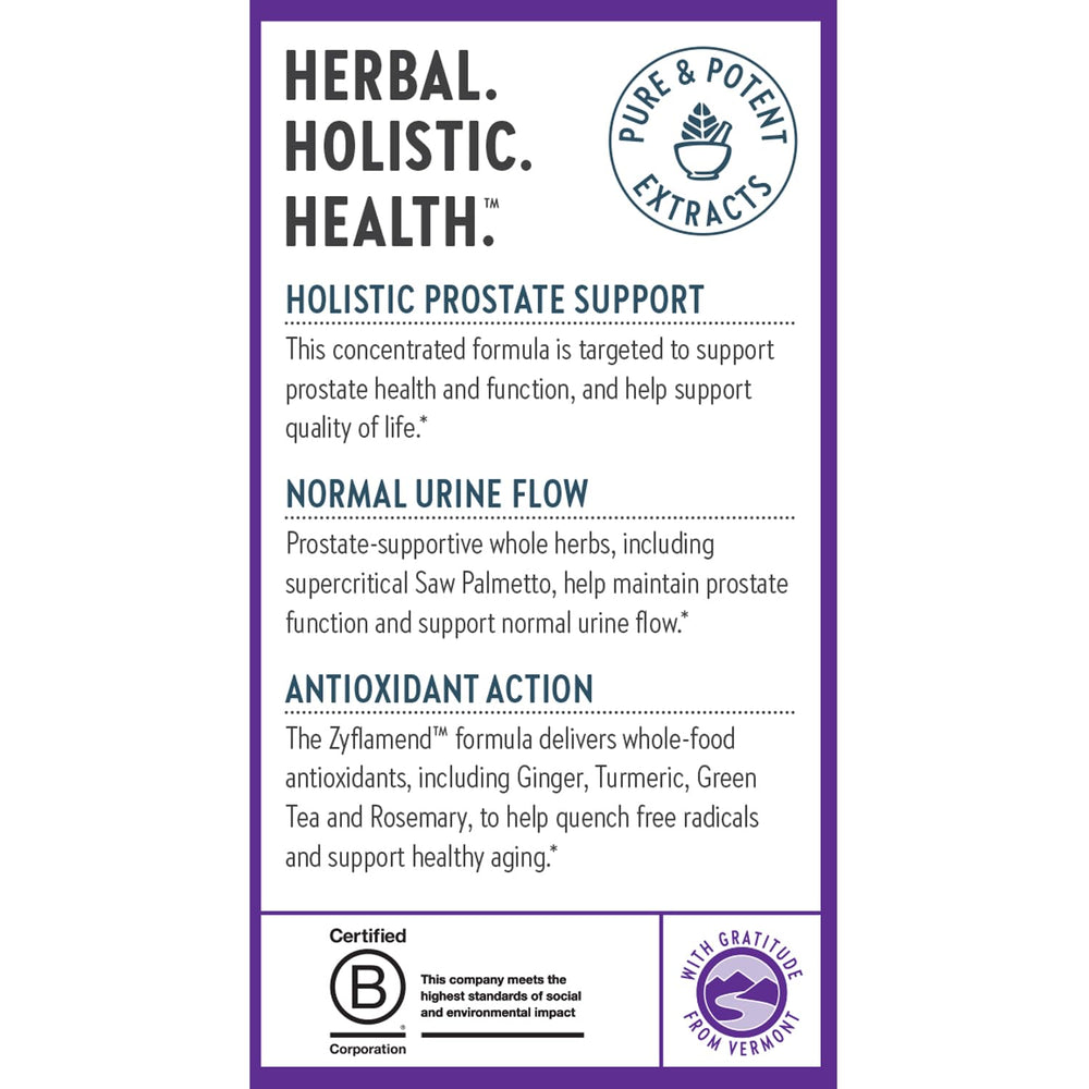 Full-spectrum Zyflamend Prostate herbal blend